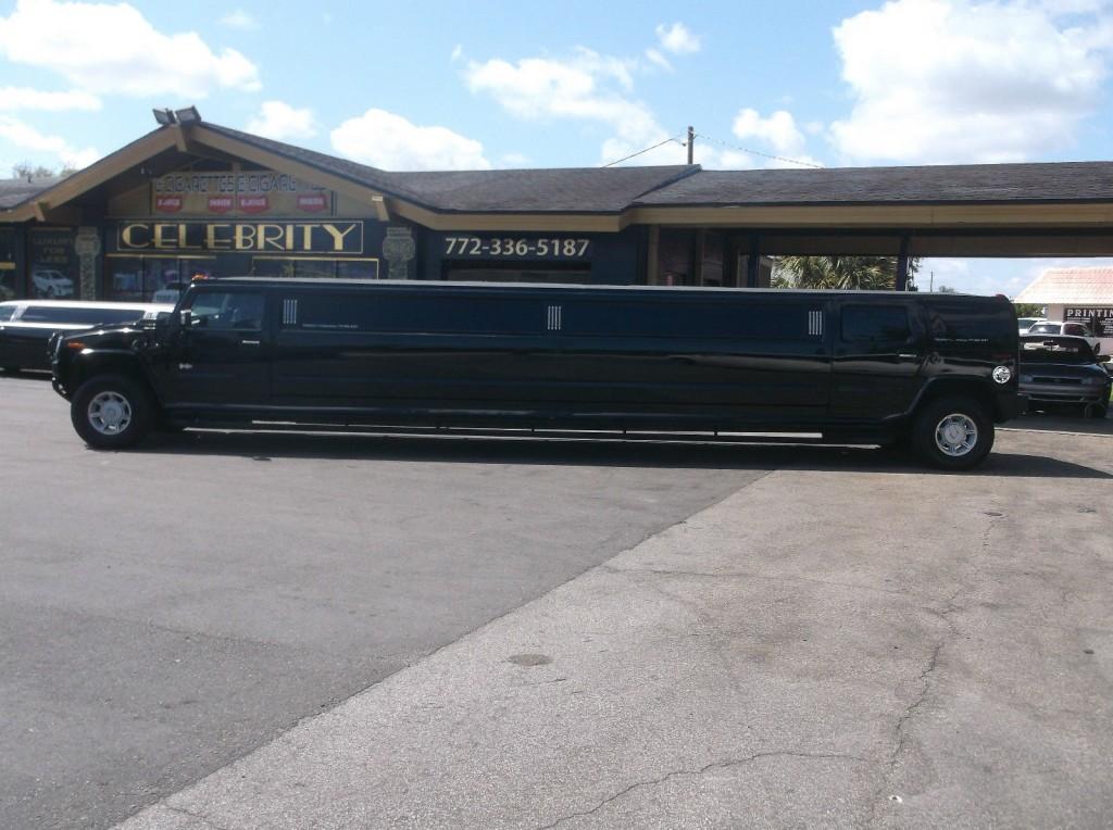 2003 Hummer H2 Limousine Strecthed BY Pinnicale 240″ 22 Passenger
