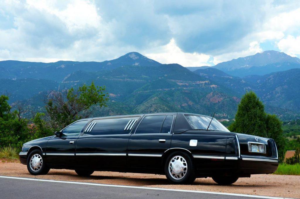 Hail damage 1999 Cadillac DeVille limousine