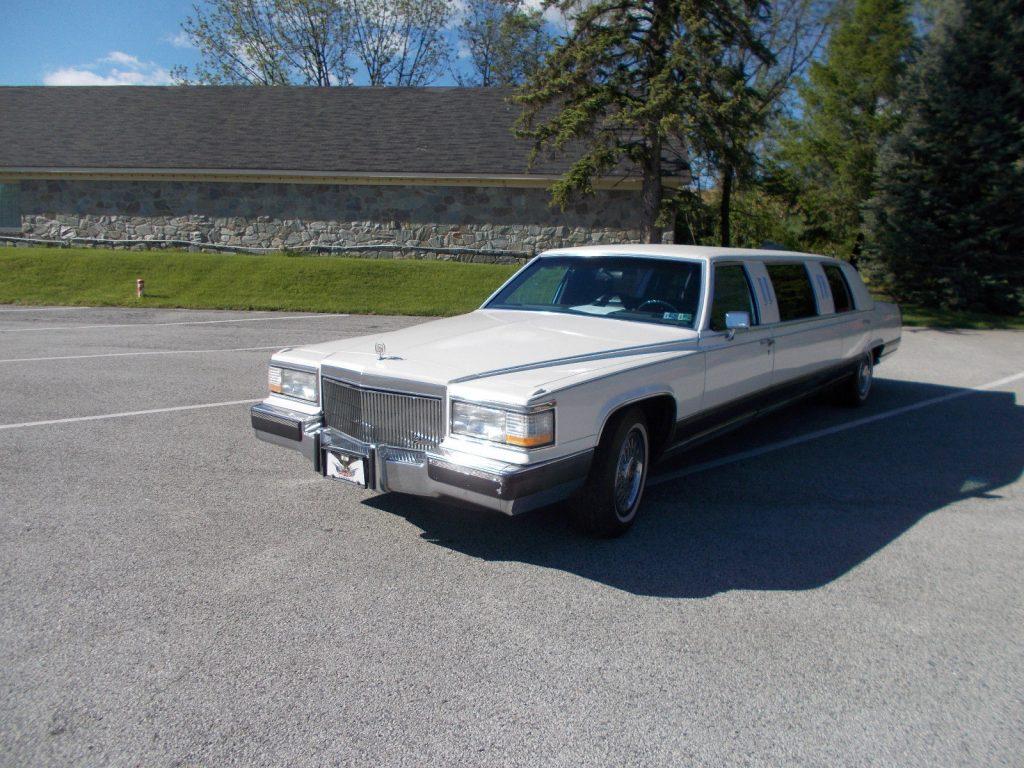 decent condition 1990 Cadillac Brougham limousine