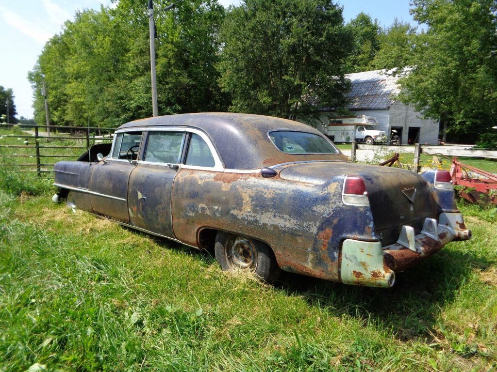 needs restoring 1954 Cadillac limousine