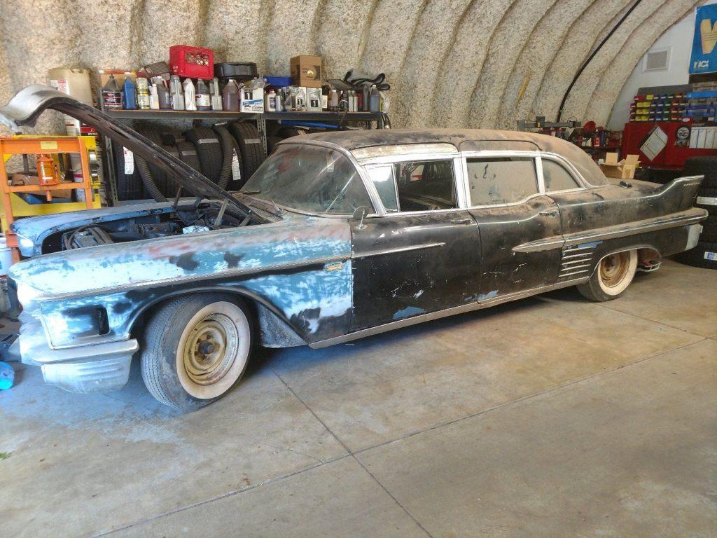no rust 1958 Cadillac Fleetwood limousine