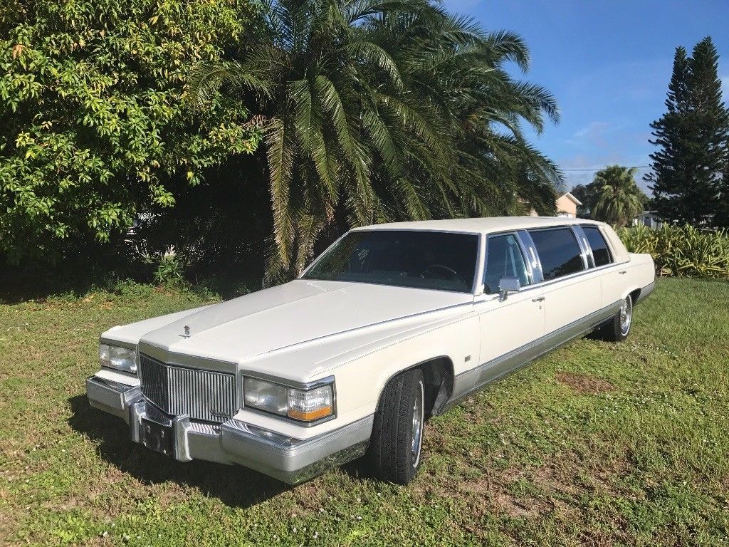 no rust 1990 Cadillac Brougham limousine