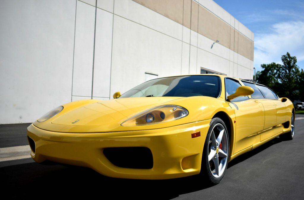 rare 2003 Ferrari 360 limousine