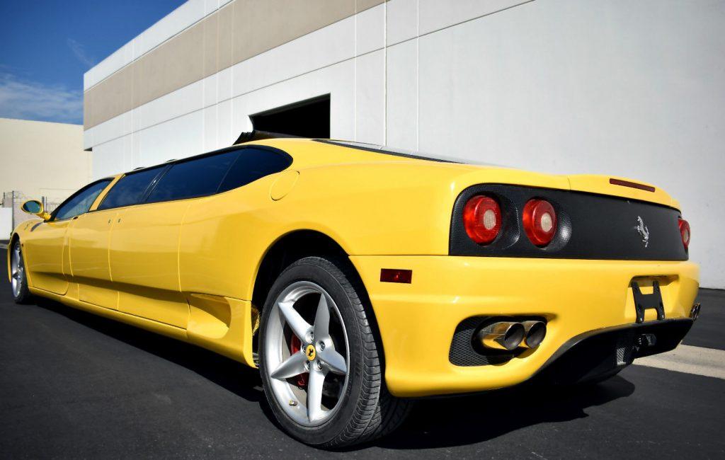 rare 2003 Ferrari 360 limousine