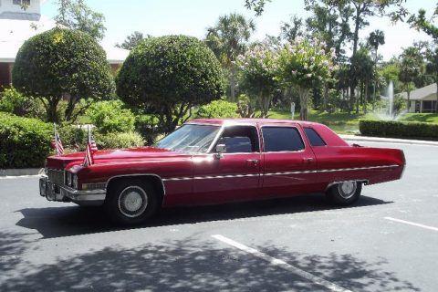 Reliable 1971 Cadillac Fleetwood Limousine for sale