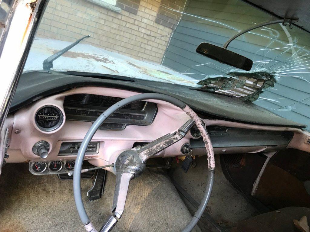warehouse find 1959 Cadillac Fleetwood limousine