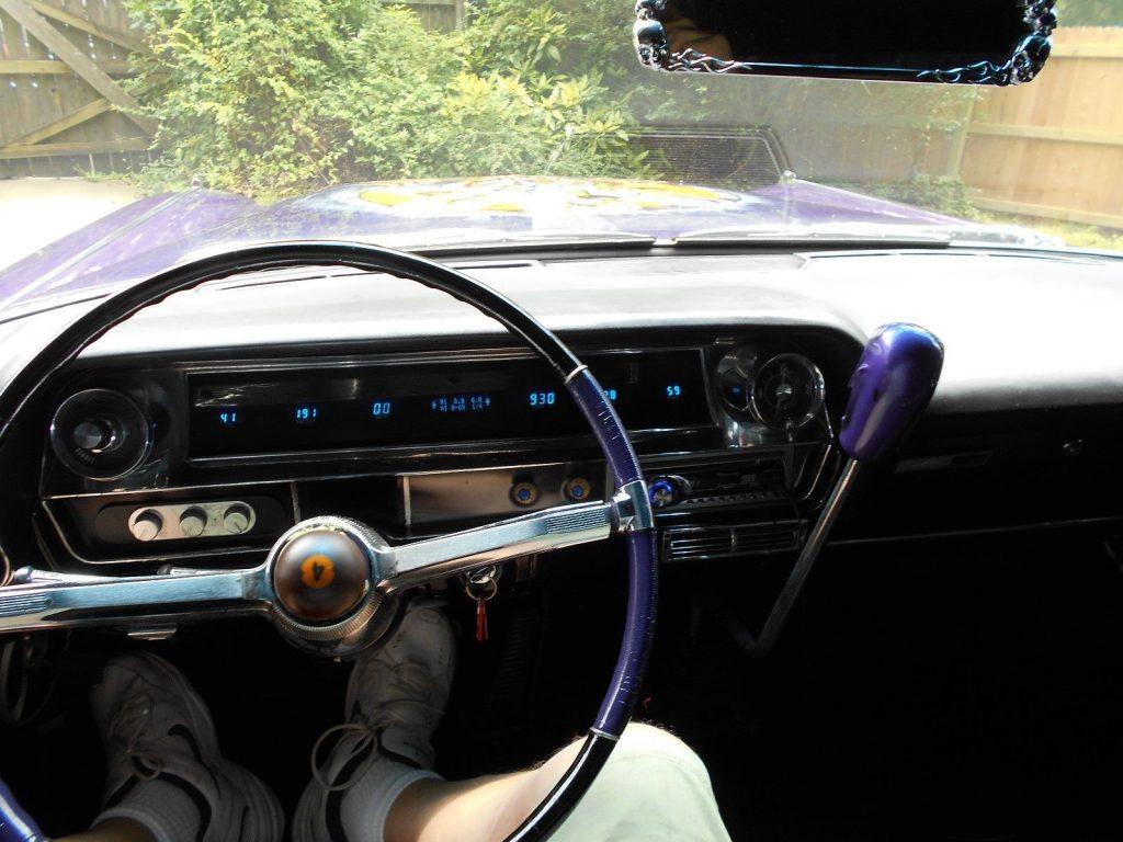 custom paint 1964 Cadillac Deville 4DR limousine