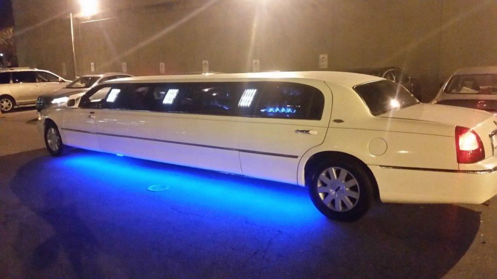 LED lights 2003 Lincoln Town Car limousine