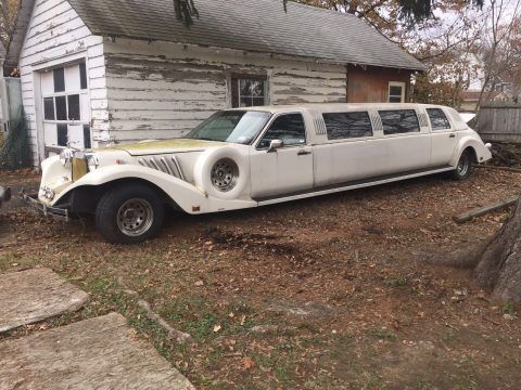 converted 1994 Lincoln Town Car Excalibur limousine for sale