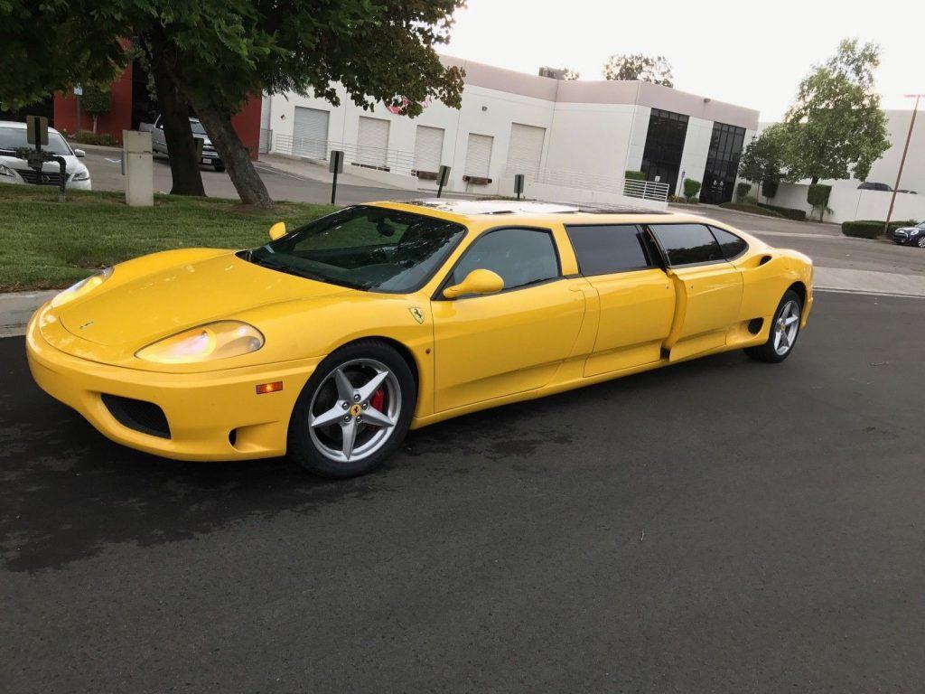 one of a kind 2003 Ferrari 360 limousine