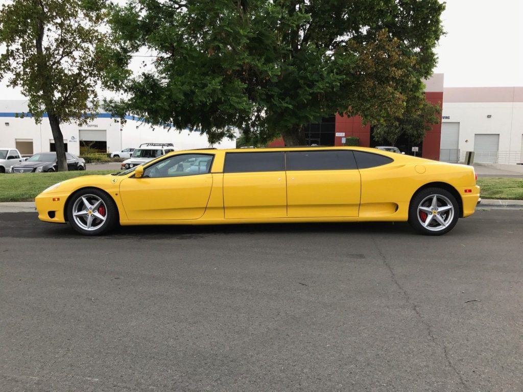 one of a kind 2003 Ferrari 360 limousine