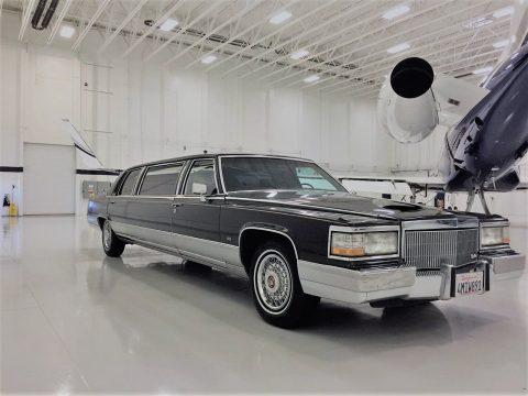 very well preserved 1990 Cadillac Brougham limousine for sale