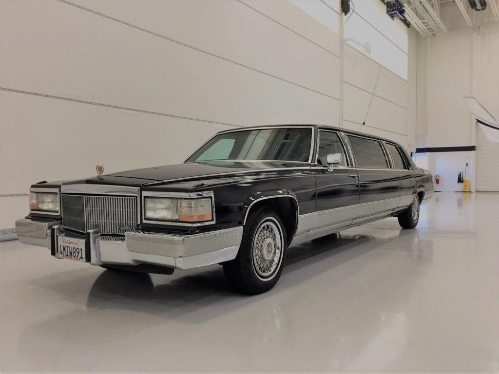 very well preserved 1990 Cadillac Brougham limousine