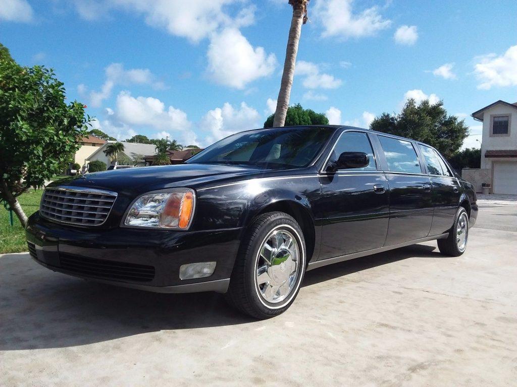 very low miles 2001 Cadillac DTS Superior LIMOUSINE