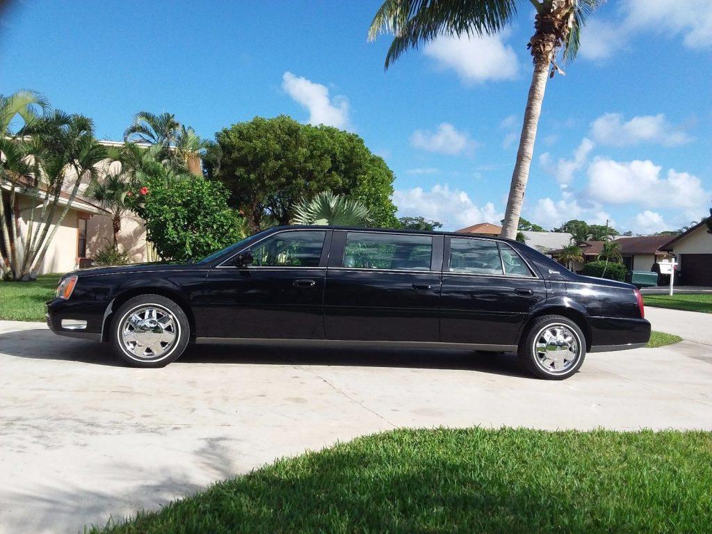 very low miles 2001 Cadillac DTS Superior LIMOUSINE