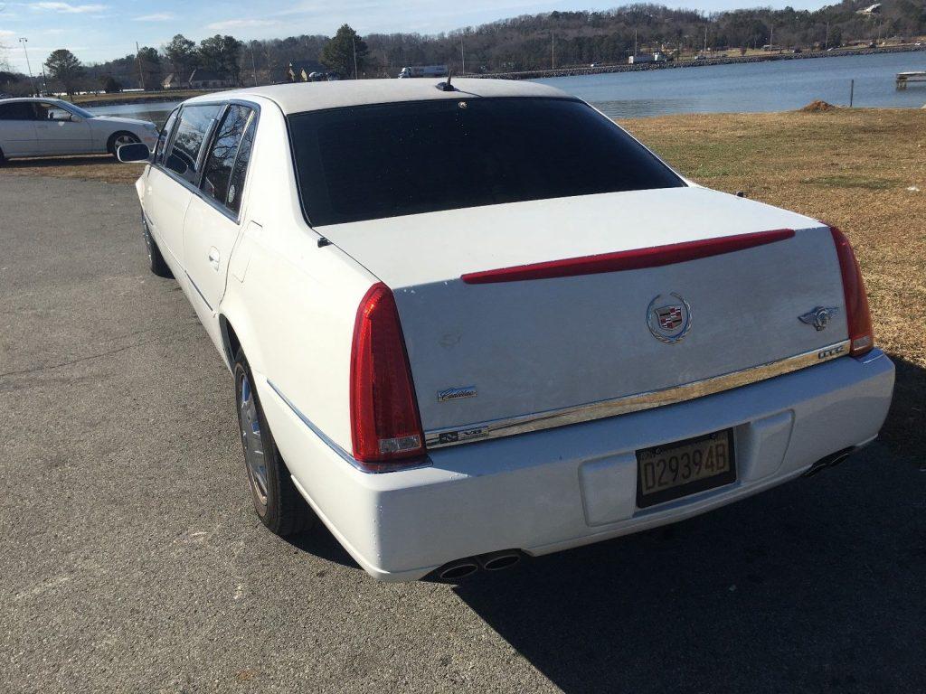 well equipped 2006 Cadillac DTS white limousine