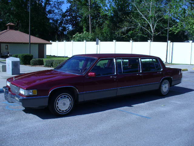 like new 1989 Cadillac DeVille limousine
