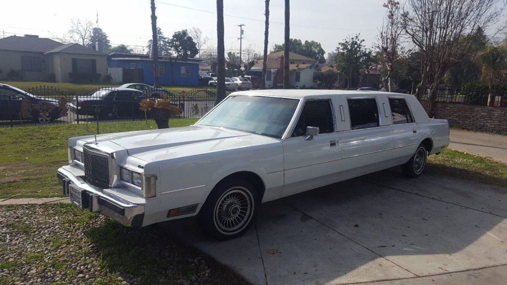 well maintained 1985 Lincoln Town Car Limousine