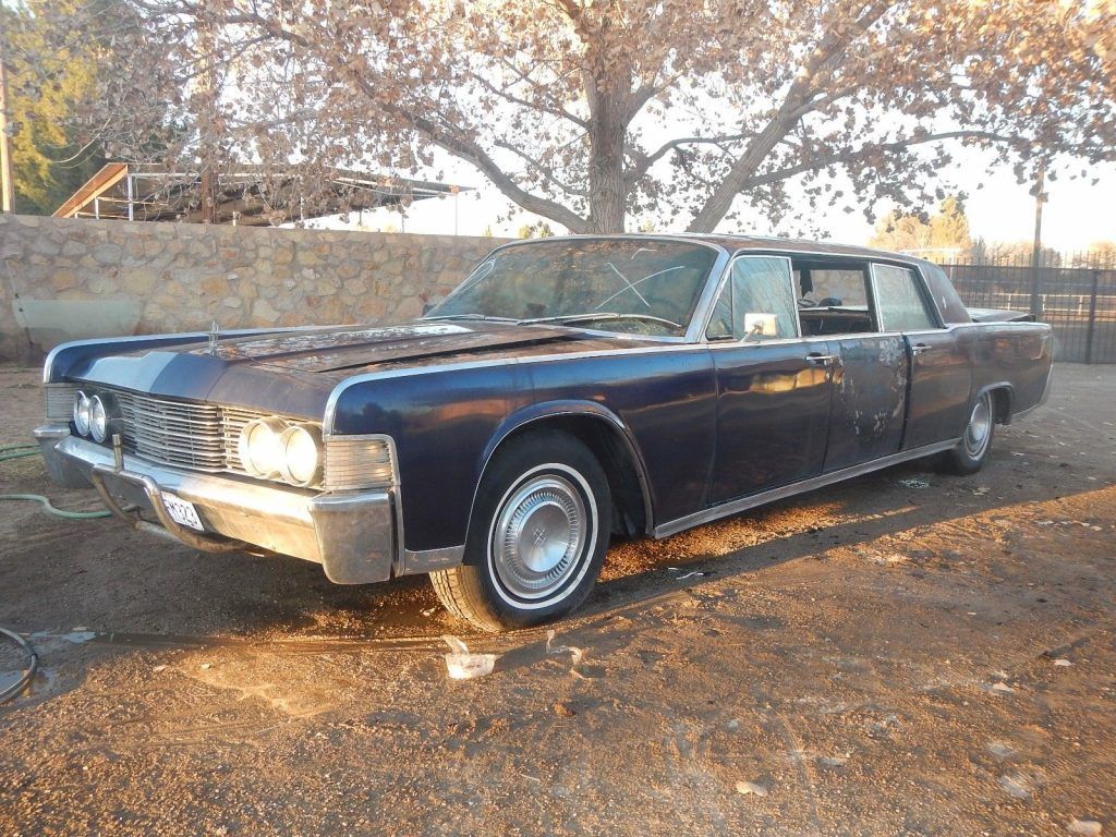 barn find 1965 Lincoln Continental Lehmann Peterson limousine