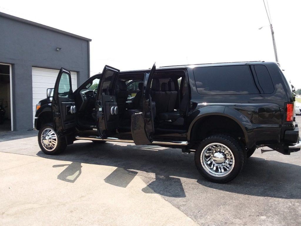 converted 2011 Ford F 450 Lariat limousine