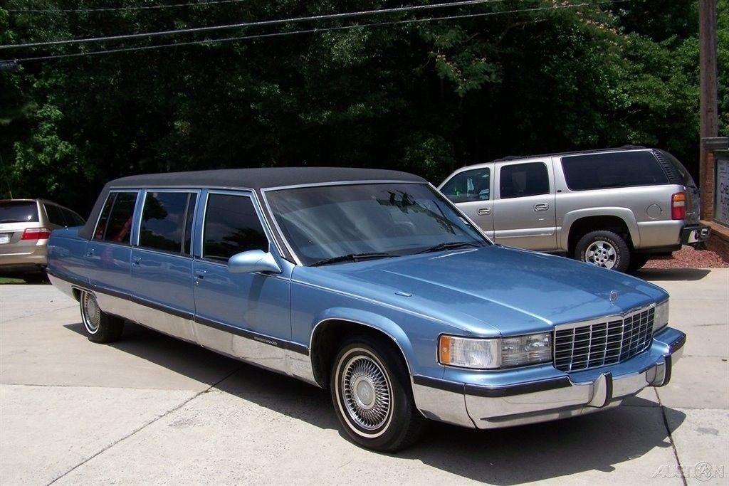 pristine 1995 Cadillac Fleetwood limousine