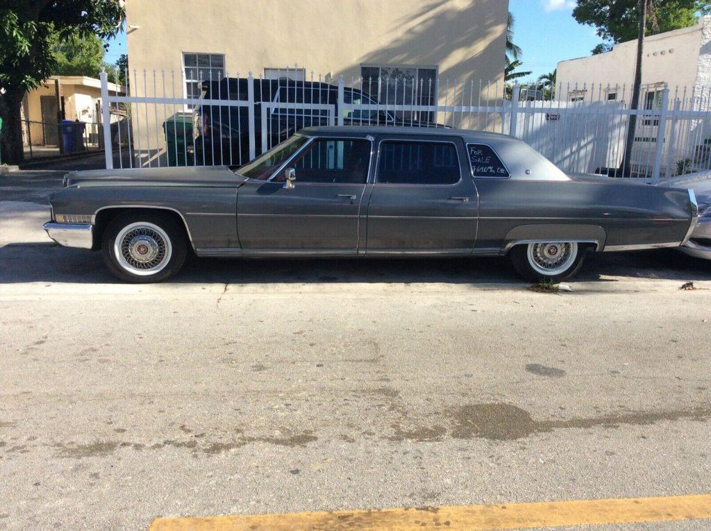just needs TLC 1972 Cadillac Fleetwood Limousine