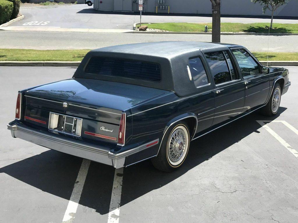 clean 1986 Cadillac Fleetwood Seventy Five Limousine