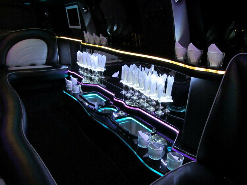 garaged 2014 Cadillac Escalade limousine
