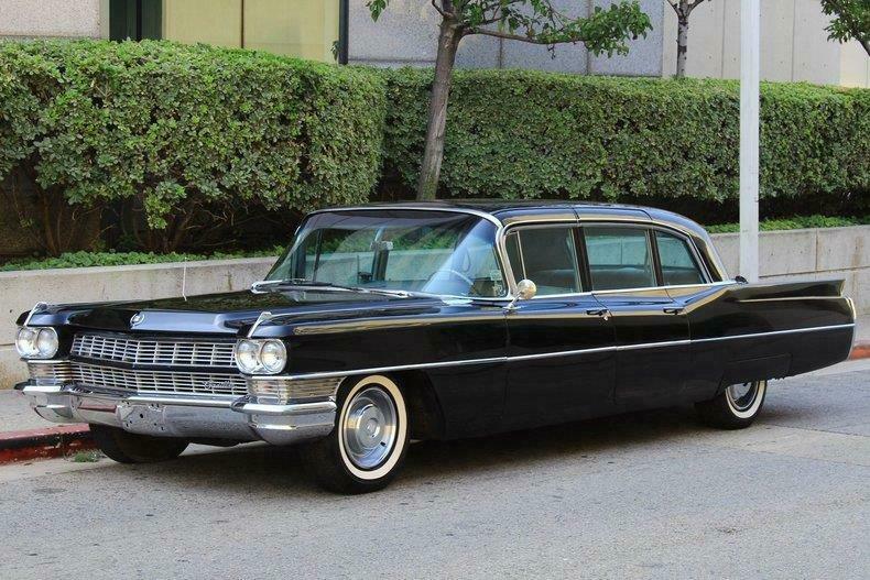 clean 1964 Cadillac Fleetwood 75 series limousine