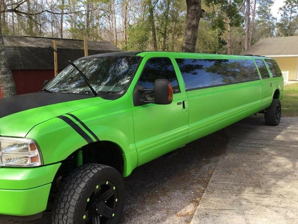 lifted 2002 Ford Excursion Limousine