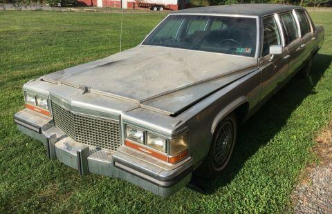 needs work 1987 Cadillac Brougham limousine for sale