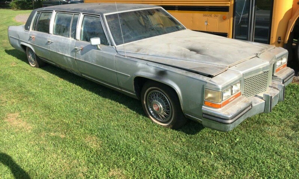 needs work 1987 Cadillac Brougham limousine