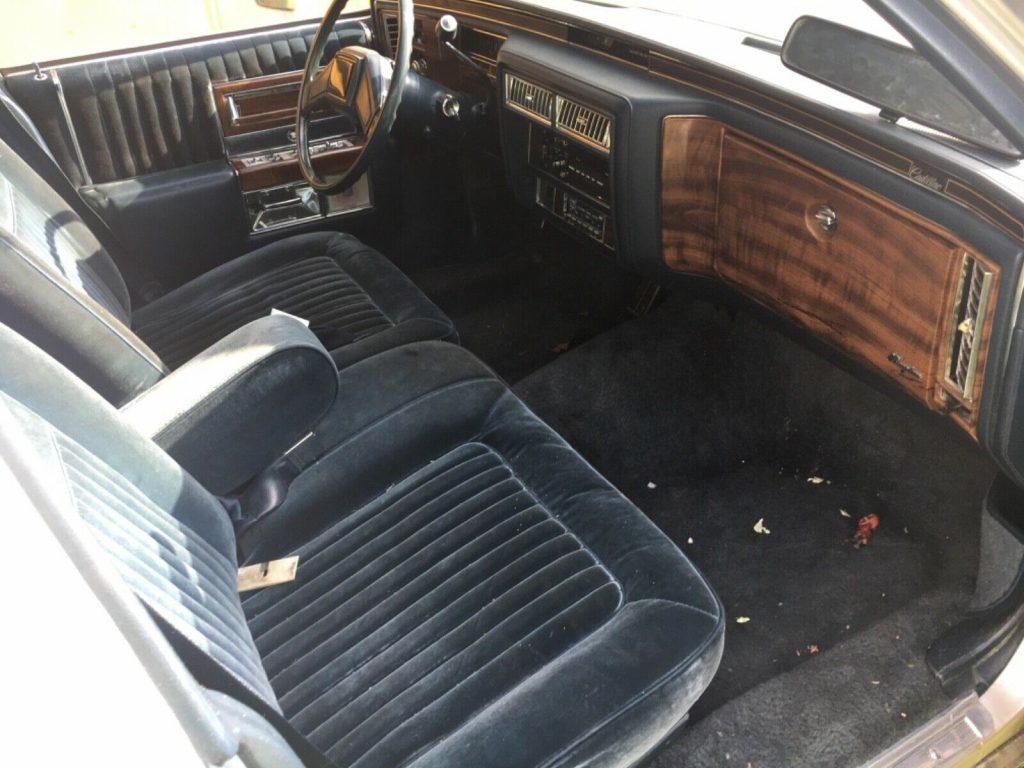 needs work 1987 Cadillac Brougham limousine