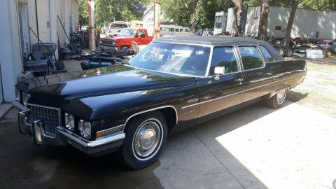 low miles 1971 Cadillac Fleetwood limousine for sale