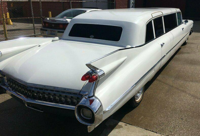 rare Super Stretch 1959 Cadillac Fleetwood 75 limousine