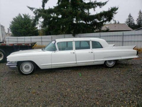running 1962 Cadillac Fleetwood limousine for sale