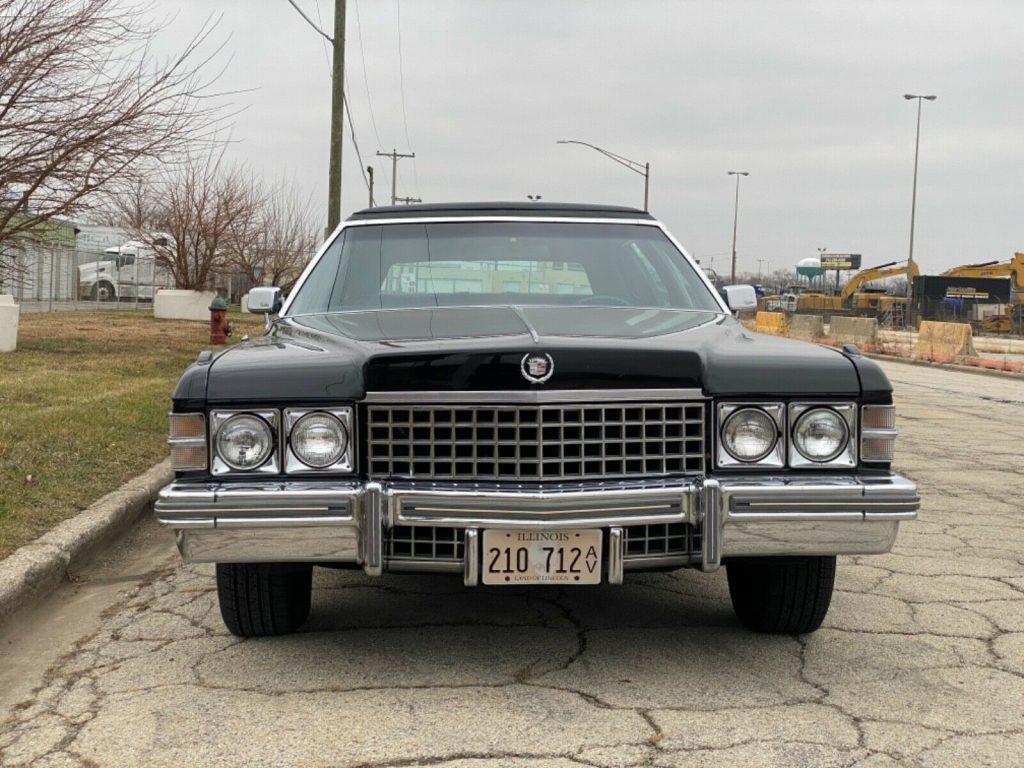 minor imperfections 1974 Cadillac Fleetwood Series 75 limousine