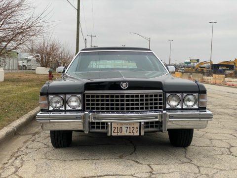 minor imperfections 1974 Cadillac Fleetwood Series 75 limousine for sale