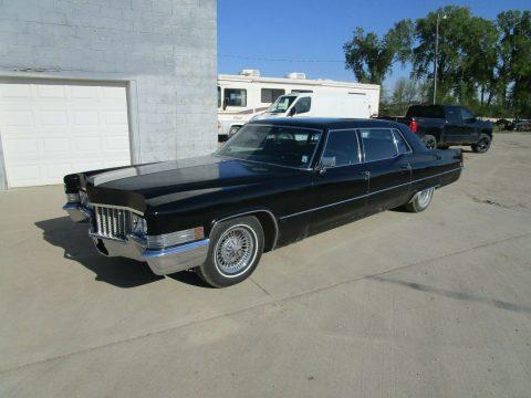 serviced 1970 Cadillac Fleetwood limousine for sale