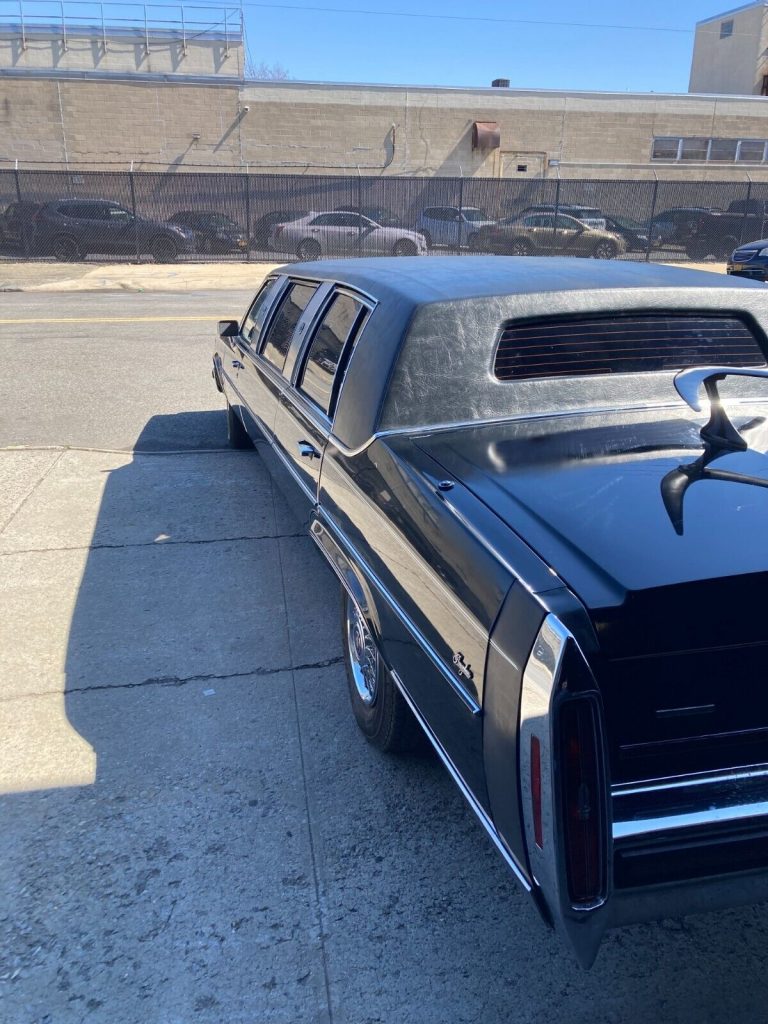 1988 Cadillac Brougham Empire Coach limousine [garage kept time capsule]