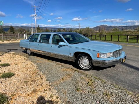 1996 Cadillac Fleetwood limousine [last of the big body Cadillacs] for sale