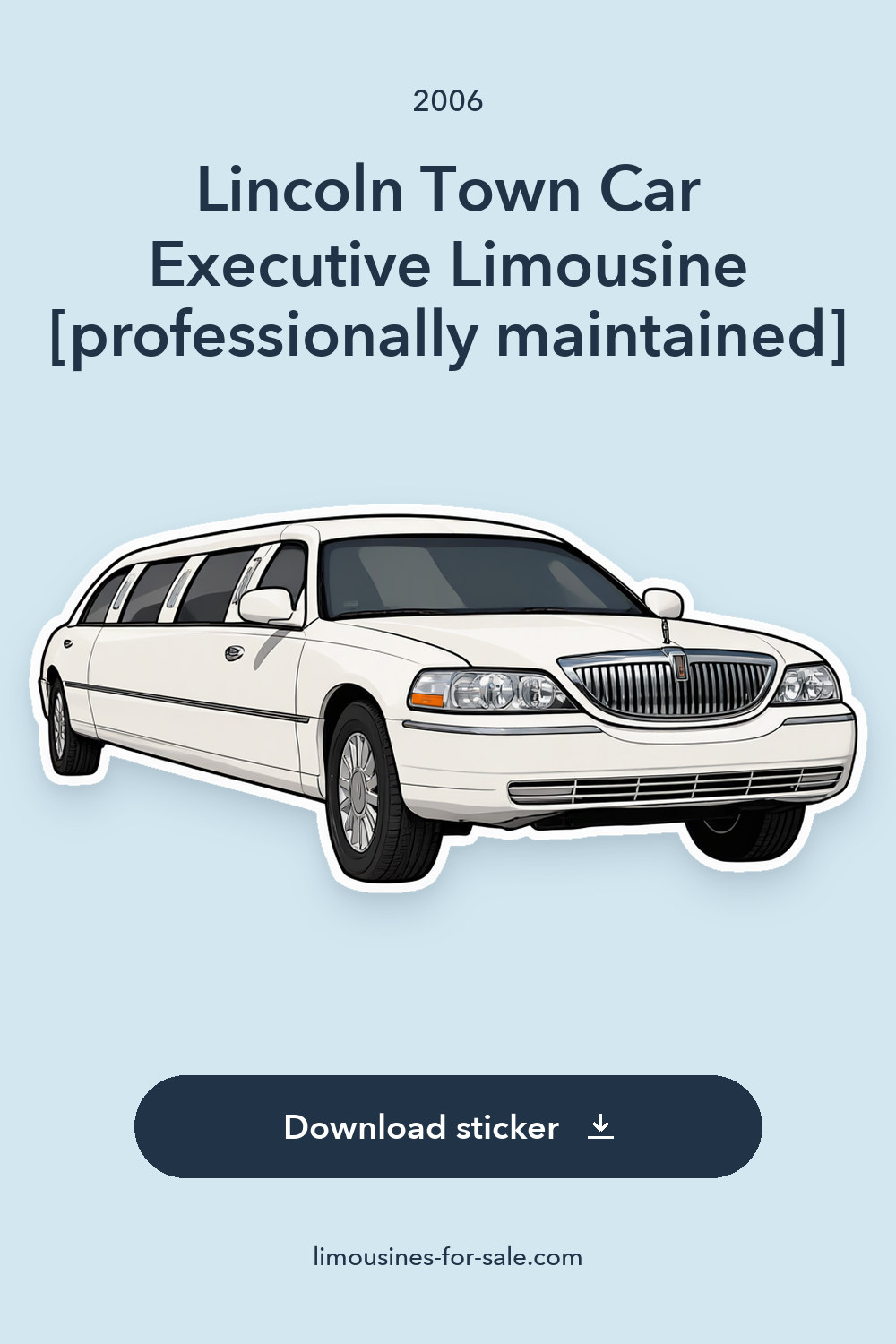 2006 Lincoln Town Car Executive Limousine [professionally maintained] sticker preview