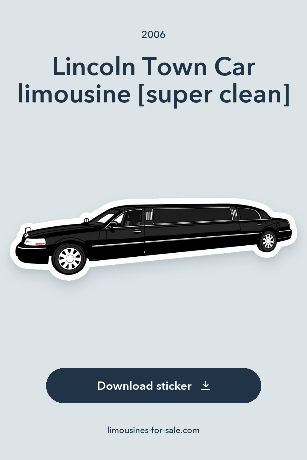 2006 Lincoln Town Car limousine [super clean] sticker preview