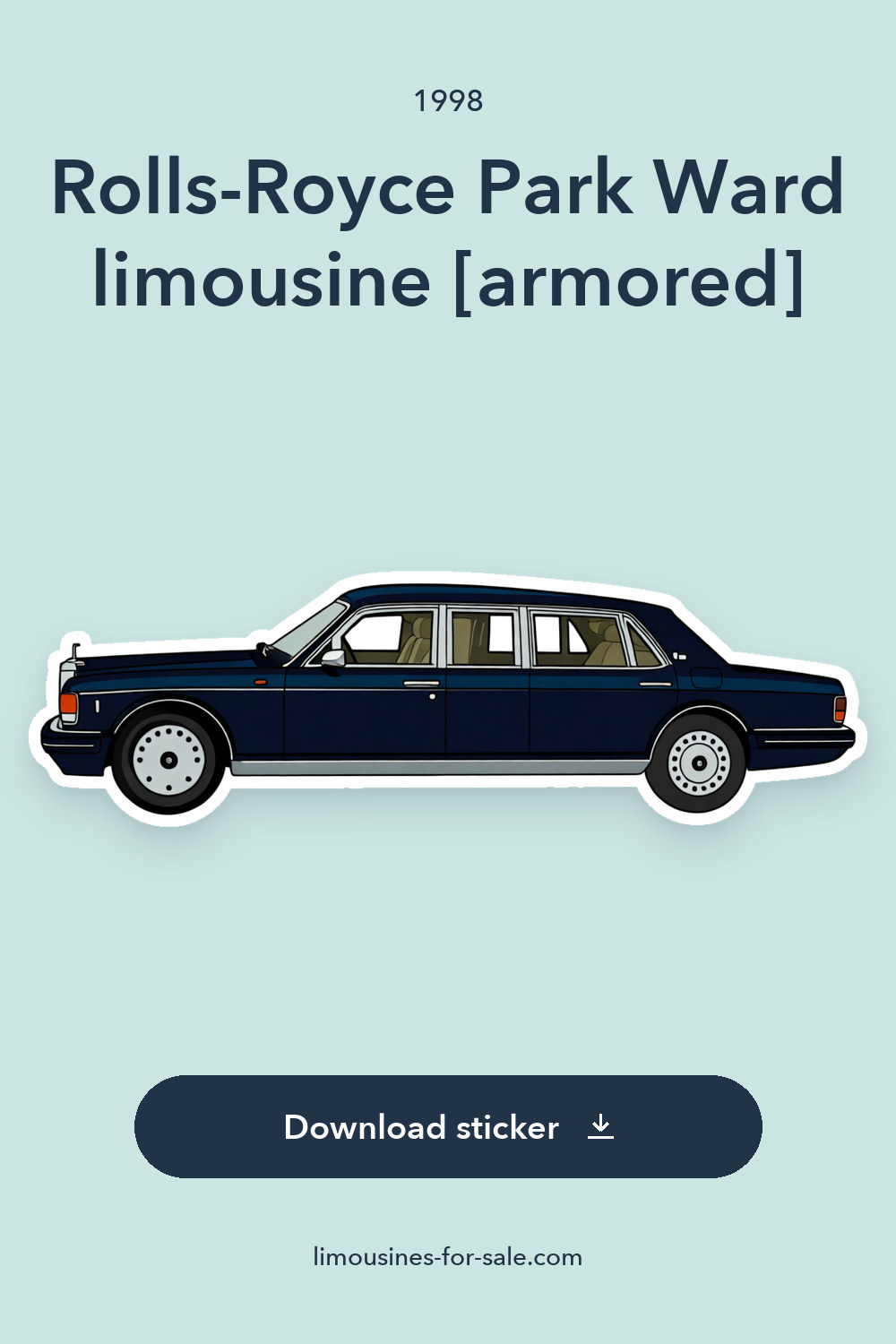 1998 Rolls-Royce Park Ward limousine [armored] sticker preview